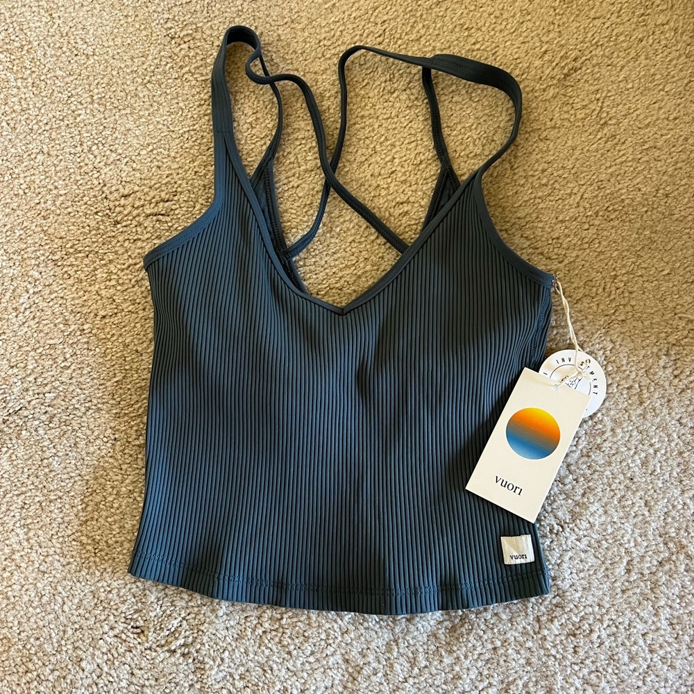 Vuori Rib Crop Tank - Picture 3 of 4